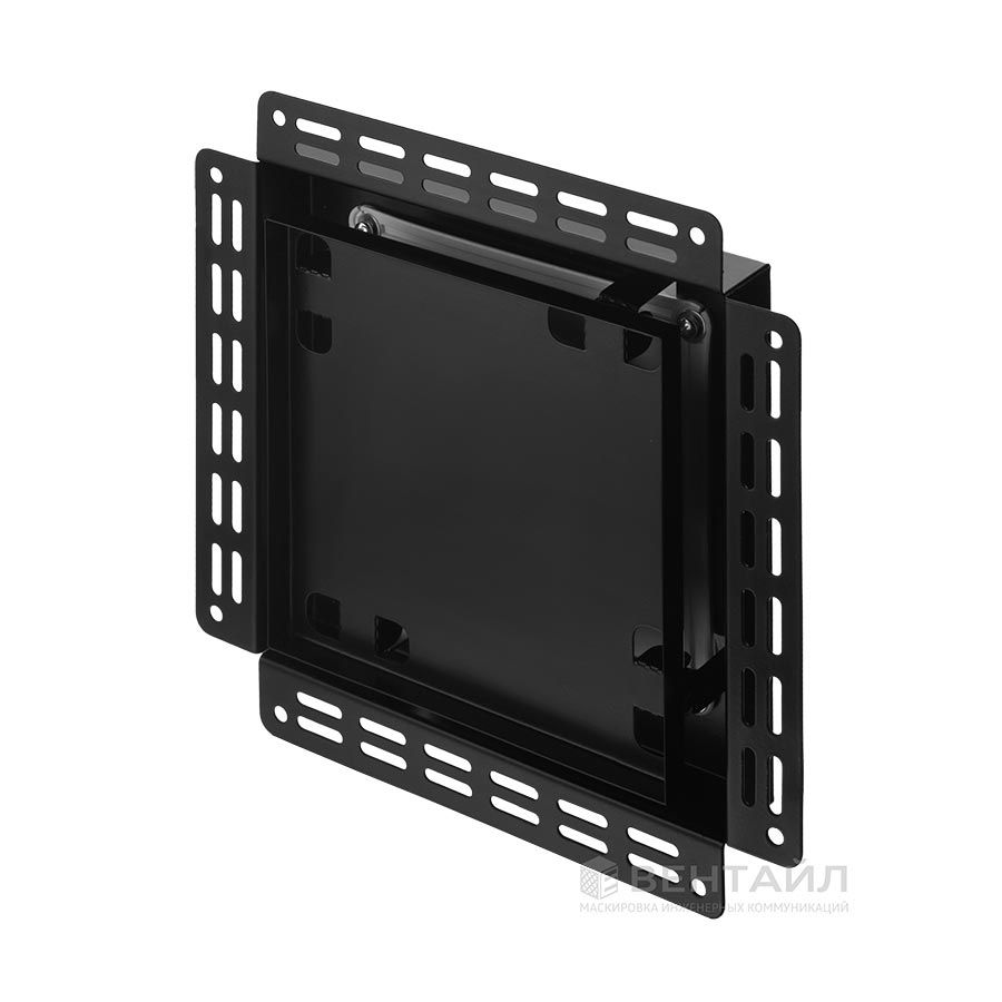 Решетка под плитку без маяка Вентайл Керамо-У 200x200 черная (для вентилятора D100) — фото, характеристики