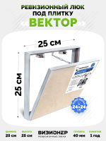 Съемный люк под плитку Вектор 25х25 купить в Минске