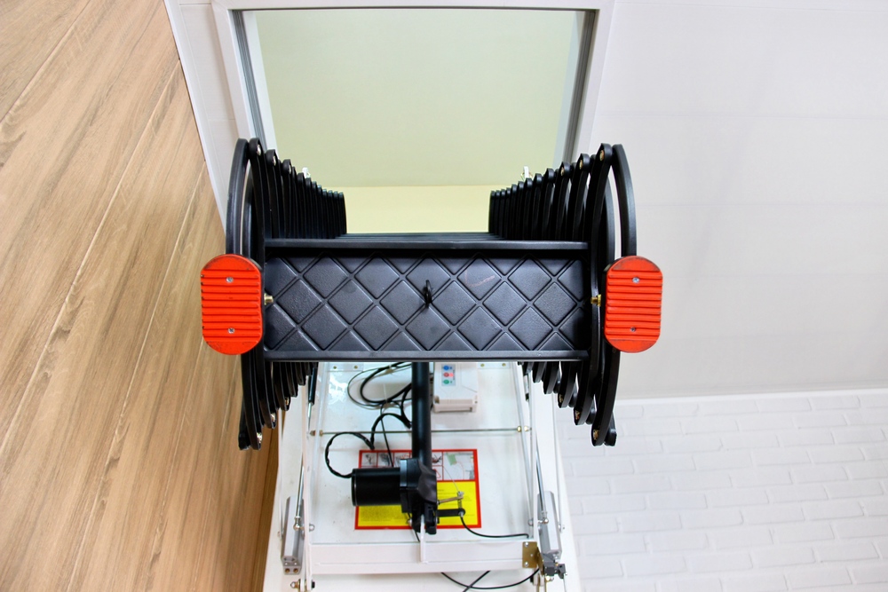 Чердачная ножничная лестница LOFTSTEP LCS-E (CH) 60×120×300 см — фото, характеристики