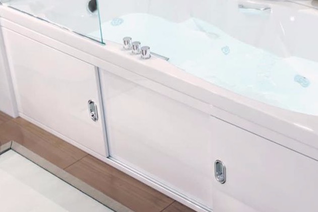 Экраны под ванну с люками под плитку