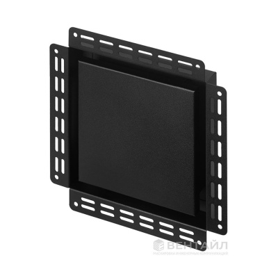 Вентиляционная решетка VRB 240x240 Paint / SLIM 5C (черная) детальное фото