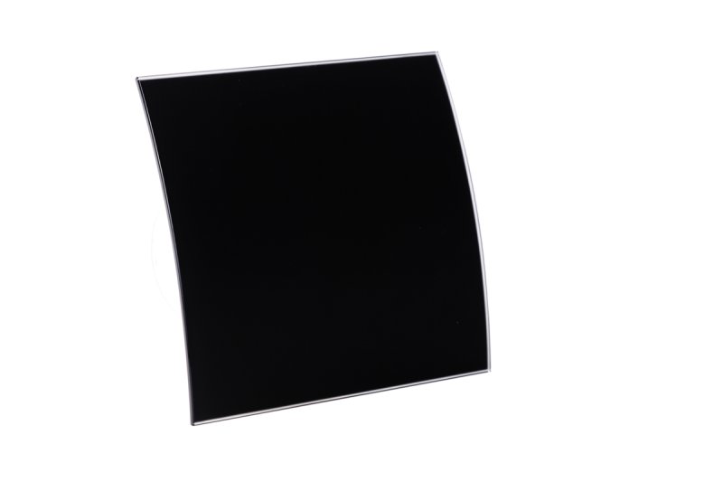 Вентилятор вытяжной Awenta System+ Silent 100W Escudo Glass Czarny Mat / KWS100W-PEGB100M — фото, характеристики