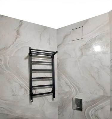 Решетка + вентилятор Keramo Air-Vent Premium 200х200 D125 (черная) детальное фото