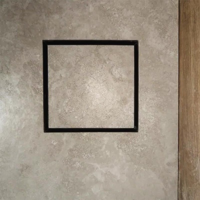 Вентиляционная решетка VRB 200x200 Tile / AURA 4C (чёрная) детальное фото