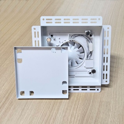 Вентиляционная решетка VRW 200x200 Tile / SILENT 100CZ (белая) детальное фото