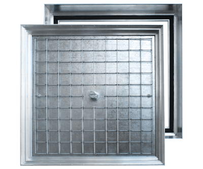 Напольный люк Alkraft Инспектор 40x40 детальное фото