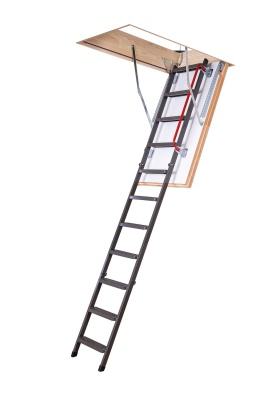 Лестница чердачная металлическая Fakro LTM 60x130x305 детальное фото