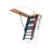 Лестница складная металлическая Fakro Komfort LMK 70x130x305 | Купить в Минске Лестница складная металлическая Fakro Komfort LMK 70x130x305 детальное фото
