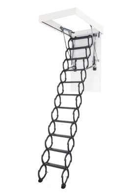Лестница ножничная металлическая LOFTSTEP LCS (CH) 60*120/300 детальное фото