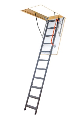 Лестница складная металлическая Fakro Komfort LMK 70x140x280 детальное фото