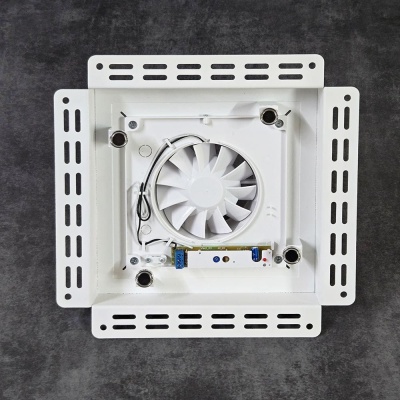 Решетка + вентилятор Keramo-White 200x200 / STILL-B 100CK (белая) детальное фото