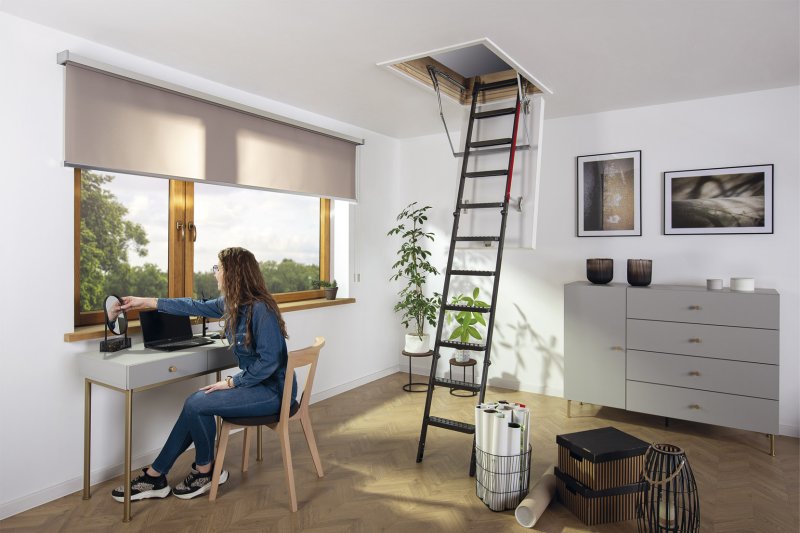 Чердачная лестница FAKRO LMT 60×120×280 см — фото, характеристики