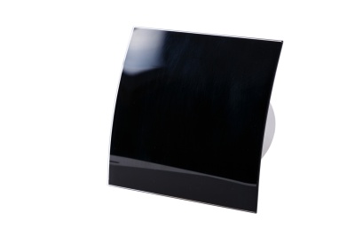 Вентилятор вытяжной Awenta System+ Turbo 100T Escudo Glass Czarny Polysk / KWT100T-PEGB100P детальное фото