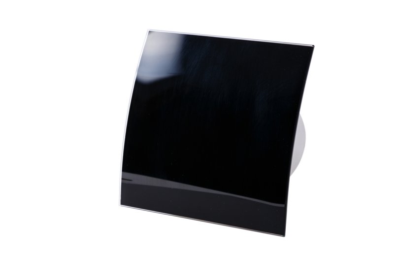 Вентилятор вытяжной Awenta System+ Silent 100W Escudo Glass Czarny Polysk / KWS100W-PEGB100P — фото, характеристики